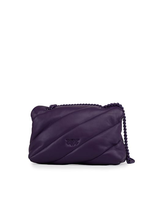 Borsa Mini Love Puff in nappa color block viola PINKO | 100039 A1JOYYIB